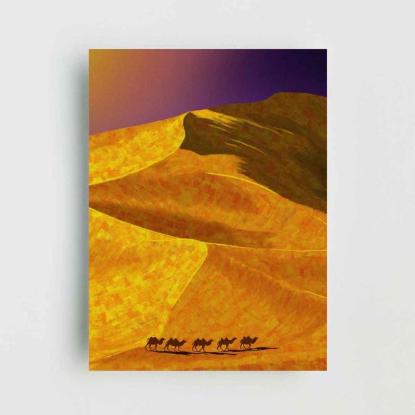 Desert Landscape Poster
