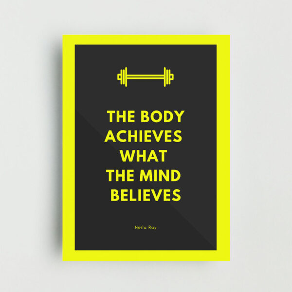 Body Achieves Non Framed Poster