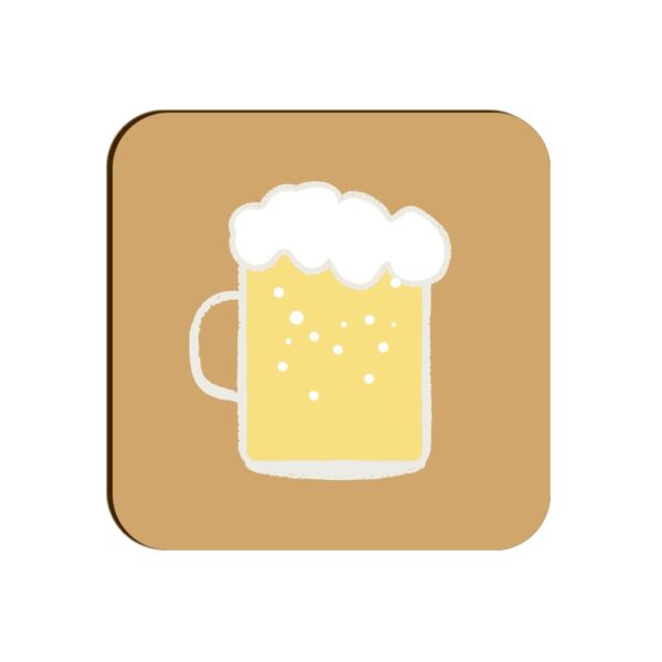 Beer Mug Square Coaster