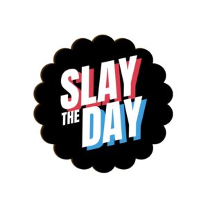 Slay The Day Scallop Coaster