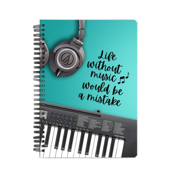 Music is Life Spiral Notebook