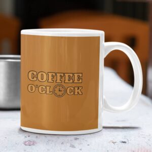 Coffee O'Clock Ceramic Mug