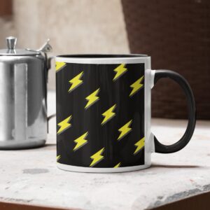 Lightning Black Inner Colored Mug