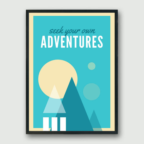 Adventures Framed Poster