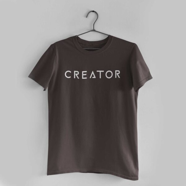 Creator Charcoal Grey Round Neck T-Shirt