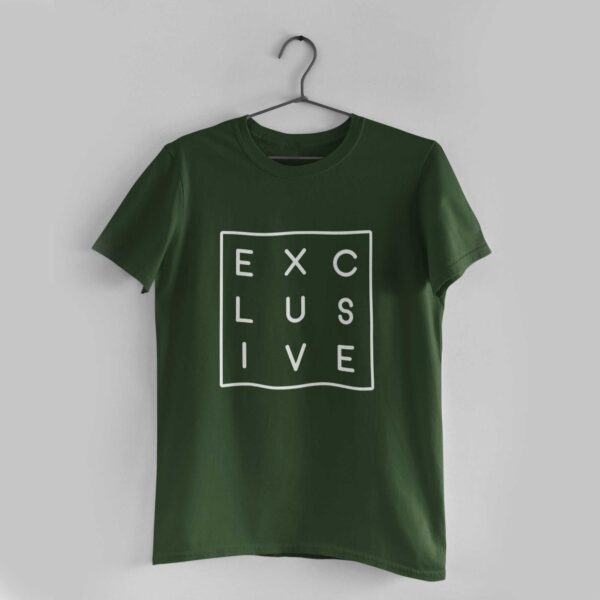 Exclusive Olive Green Round Neck T-Shirt