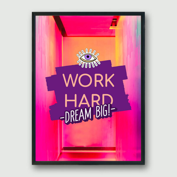 Dream Big Framed Poster