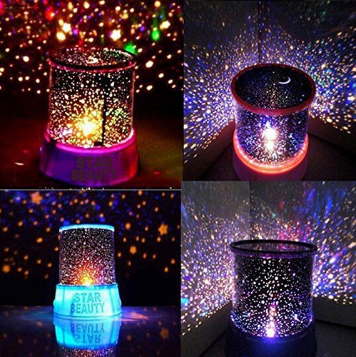 Star Master Night Projector Colorful LED Table Lamp (Small)
