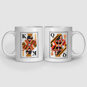 King And Queen Couple Mugs