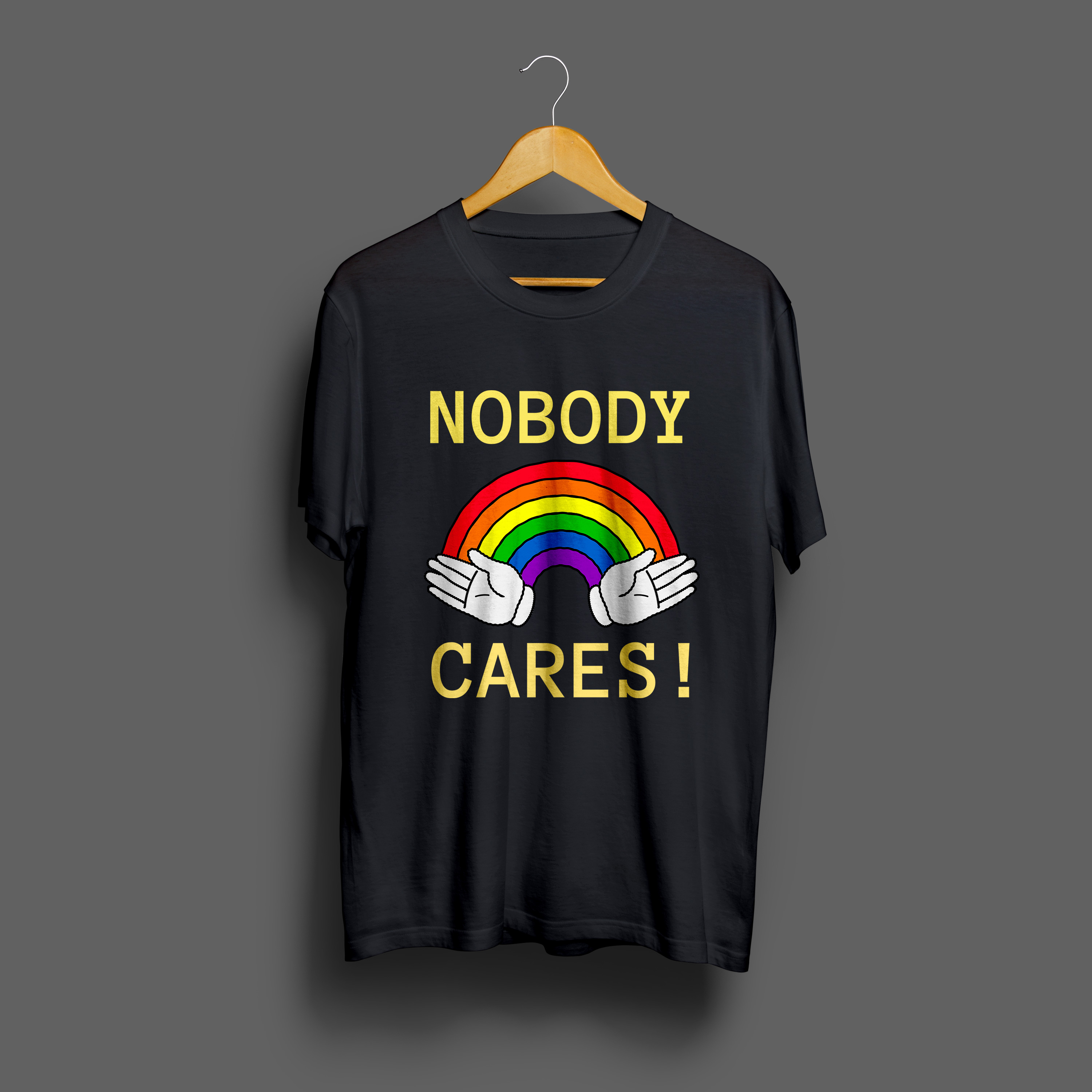 Nobody Cares Round Neck T-Shirt
