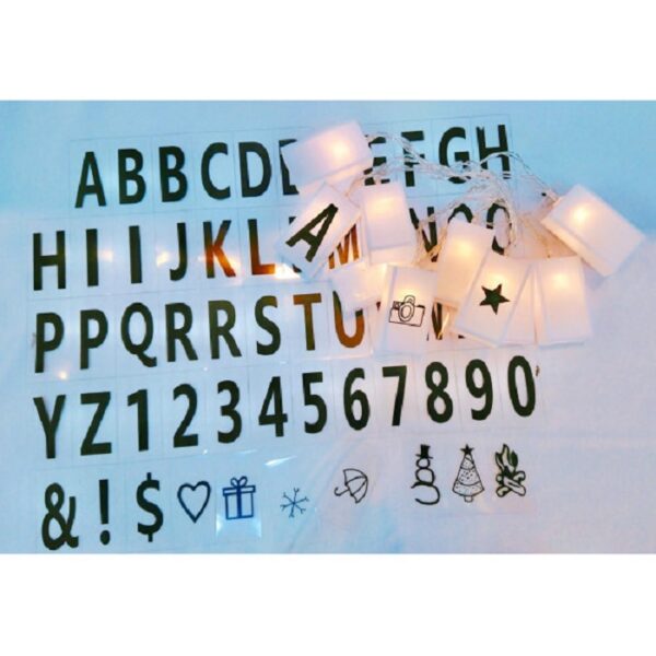 Box LED Light With Alphabet & Numerical Plate