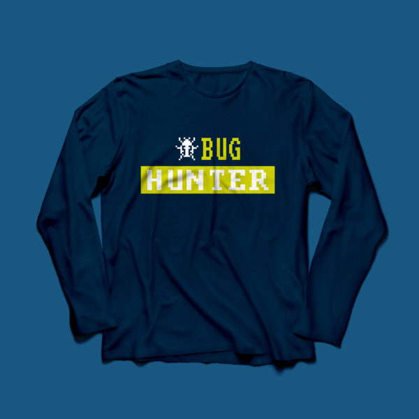 navy blue t-shirt for engineer bug testers
