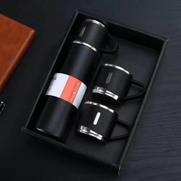 Stainless Steel Thermos Vacuum Insulated Bottle with Cup for Coffee Hot Drink and Cold Drink Water Flask